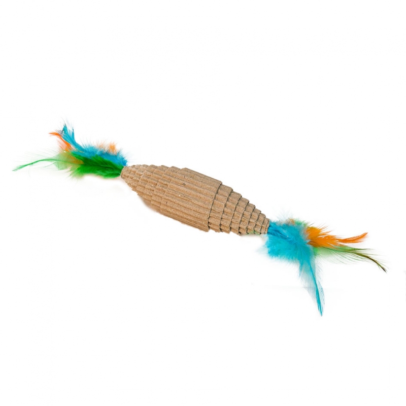 Eastland Cardboard Fluffy Cat Toy 10x3 cm