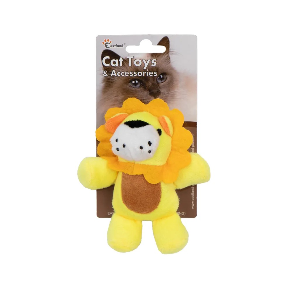 Eastland Kedi Otlu Peluş Aslan Kedi Oyuncağı (12 cm)