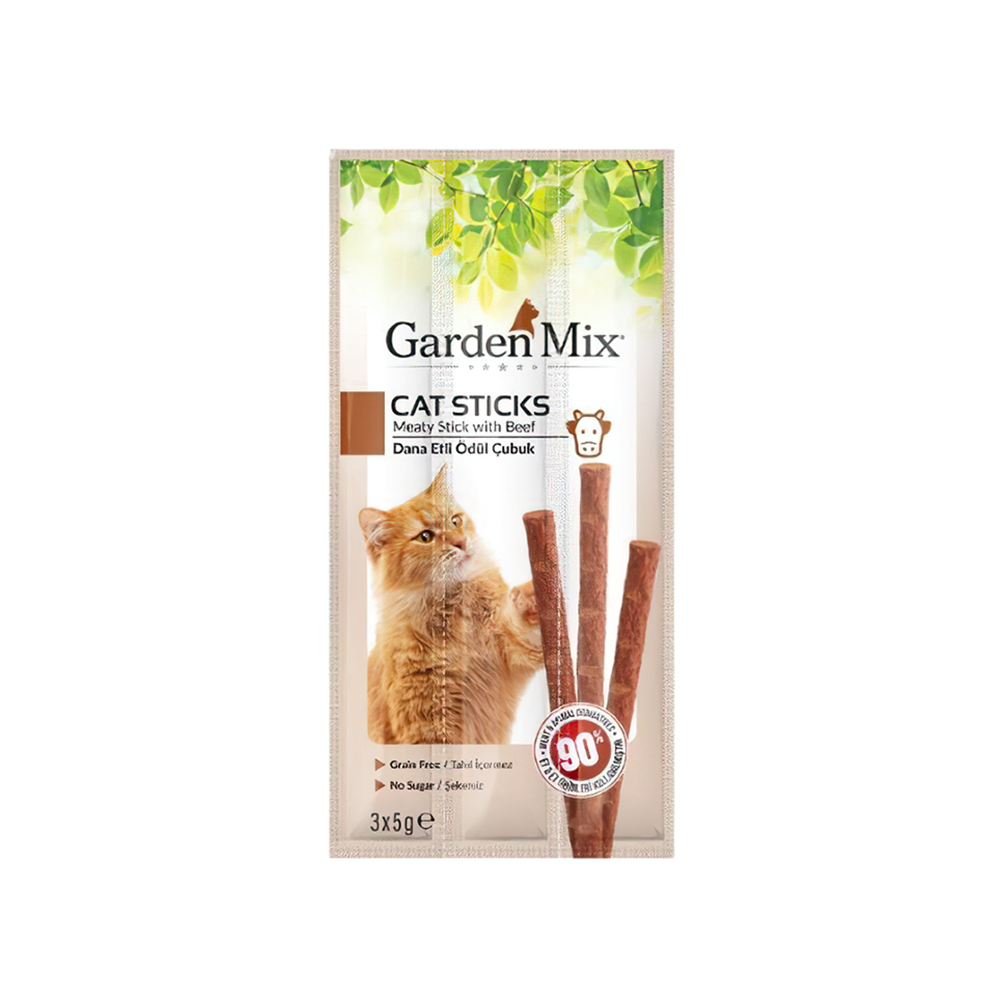 Garden Mix Dana Etli Kedi Ödül Çubuğu (3 x 5 g)