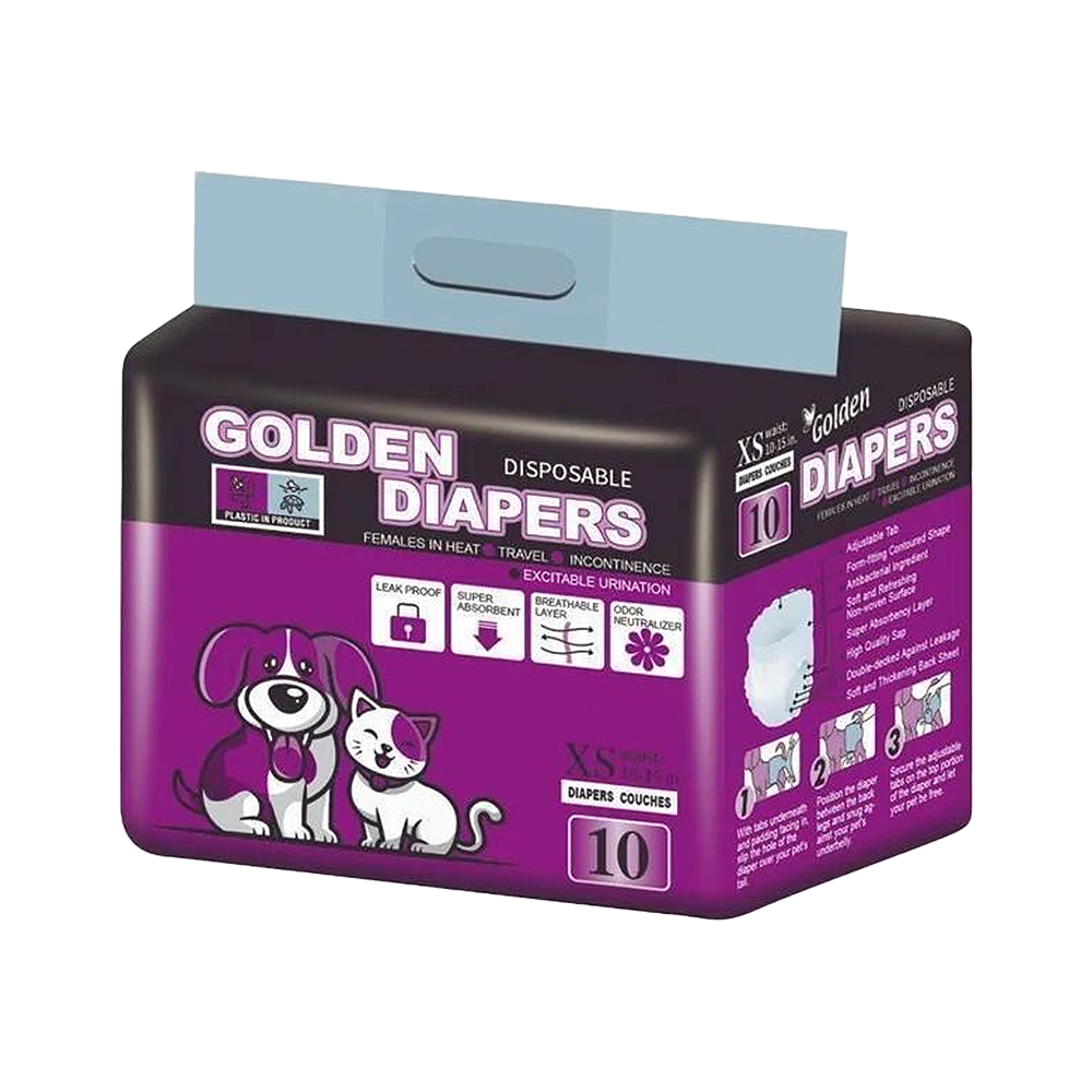 Golden Diaper Köpek Alt Bağlama Bezi (XS)