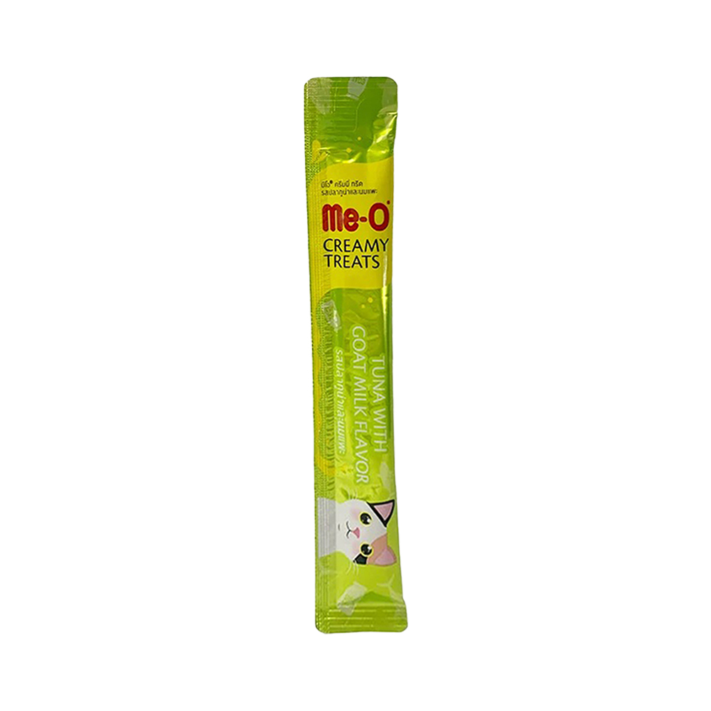 Me-O Keçi Sütlü ve Ton Balıklı Kedi Ödül Kreması (15 g)