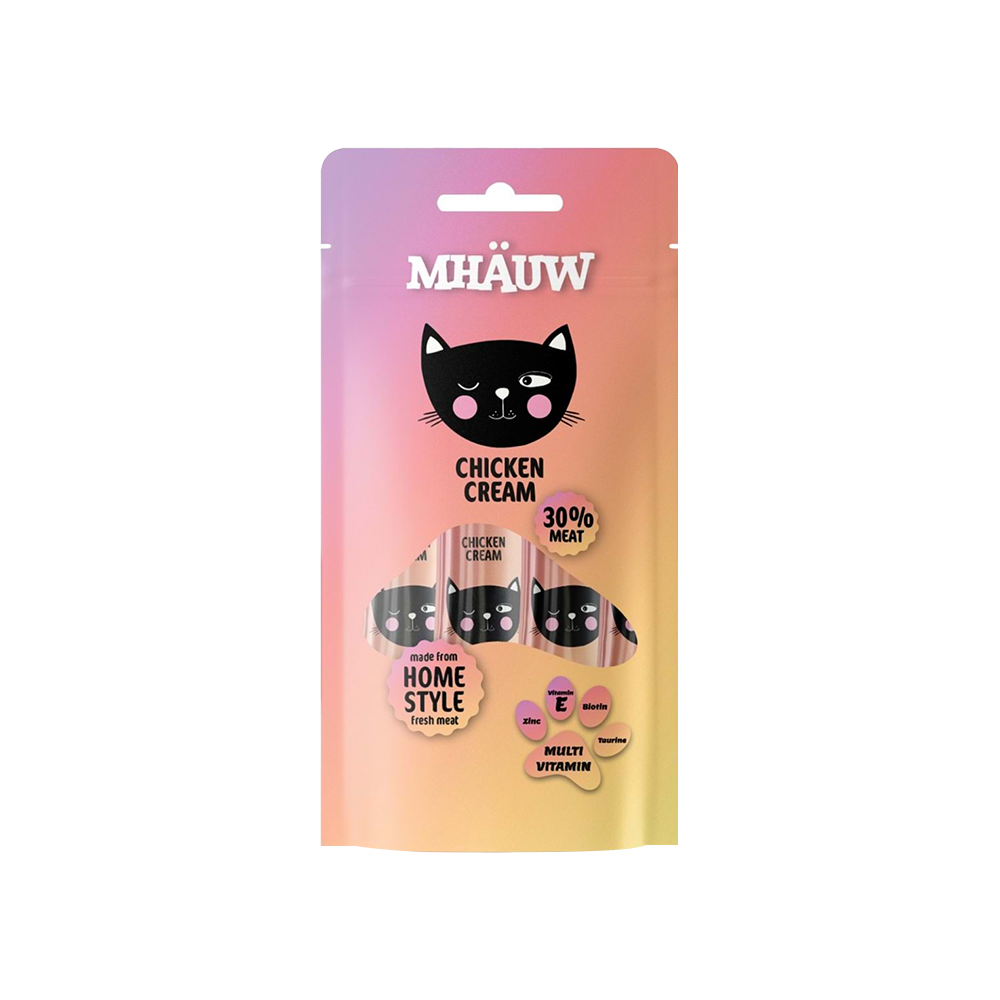 Mhauw Multivitamin Kedi Sıvı Ödül Maması (4 x 15 g)
