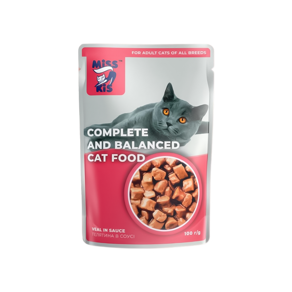 Miss Kis Dana Etli Kedi Gravy Yaş Mama 100 g)