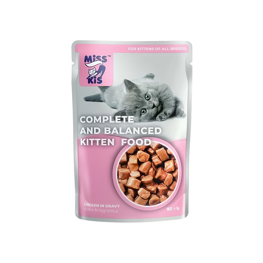 MissKis Tavuk Etli Yavru Kedi Yaş Maması (100 g)