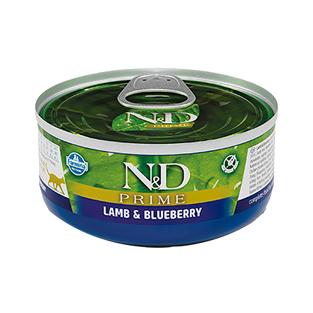 N&D CAT PRIME LAMB & BLUEBERRY 70 GR