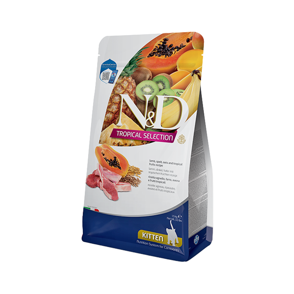 N&D Tropical Kuzu Etli Yavru Kedi Maması (1,5 kg)