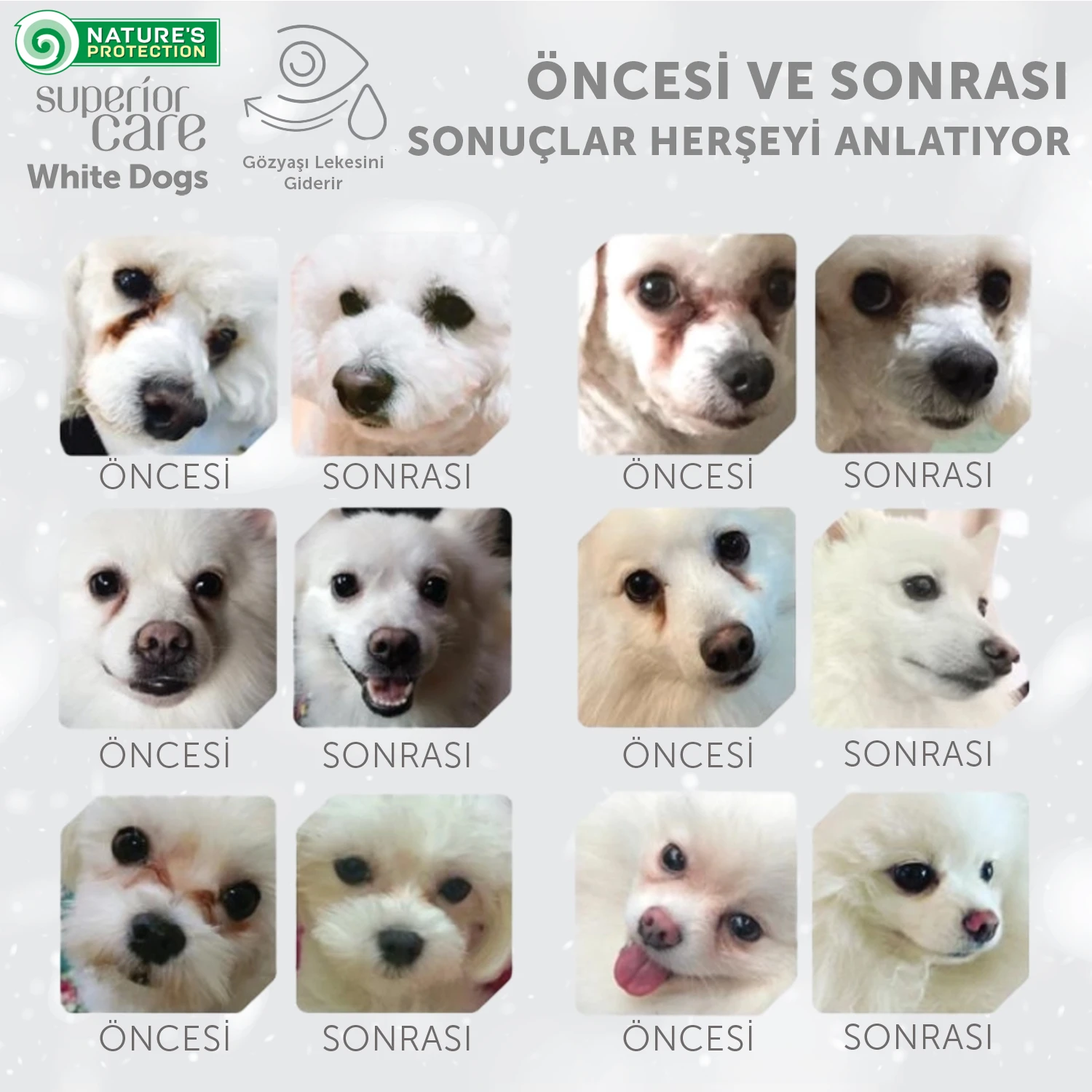 Nature's Protection Superior Care Beyaz Tüylü Köpekler için Balıklı Tahılsız Küçük Irk Yavru Köpek Maması 1,5kg - 2