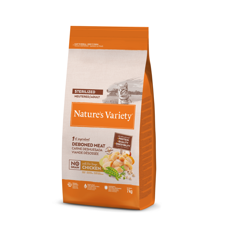 Nature's Variety Kedi Ksırlaştırılmış Tahılsız Serbest Gezen Tavuk 7kg