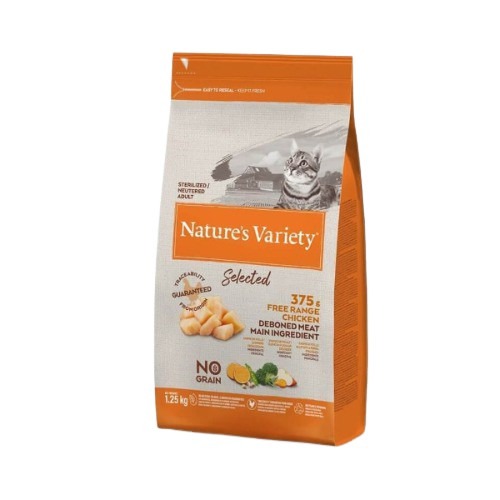 Nature's Variety Tahılsız Tavuk Etli Kısırlaştırılmış Yetişkin Kedi Maması (1,25 kg)