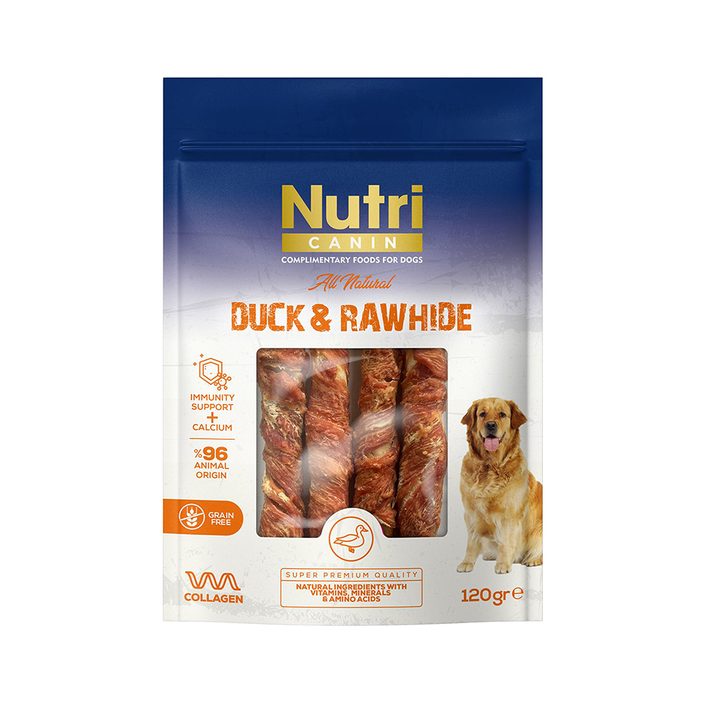 Nutri Canin Ördek Eti Sarılı Kemik (120 g)
