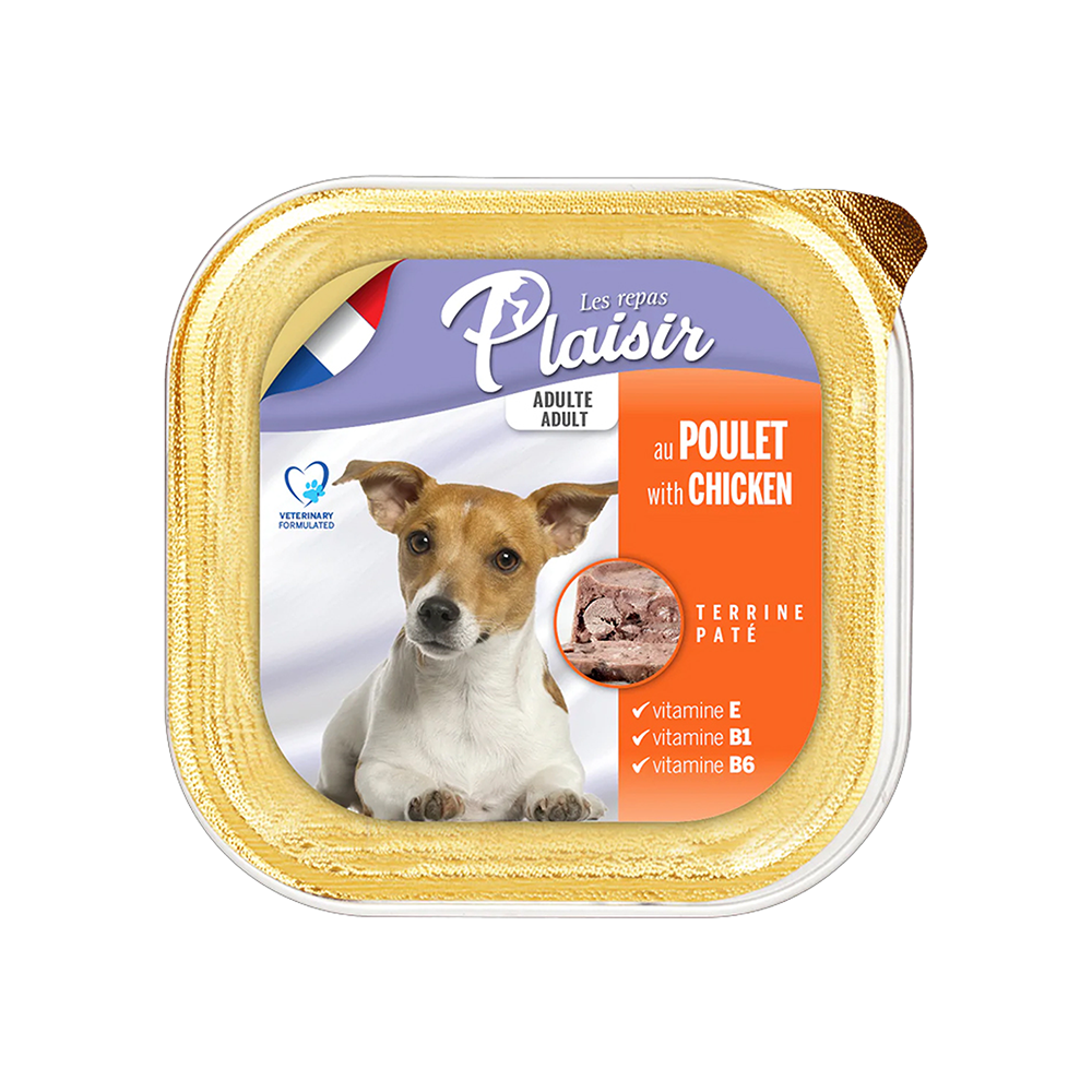Plaisir Dog Tavuk Etli Yetişkin Köpek Konserve Maması (150 g)