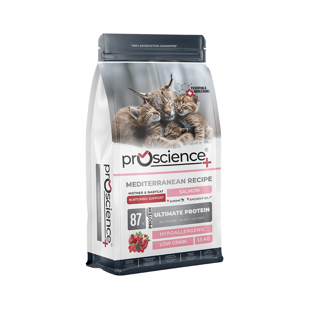 Pro Science Somonlu Anne ve Yavru Kedi Maması (1,5 kg)