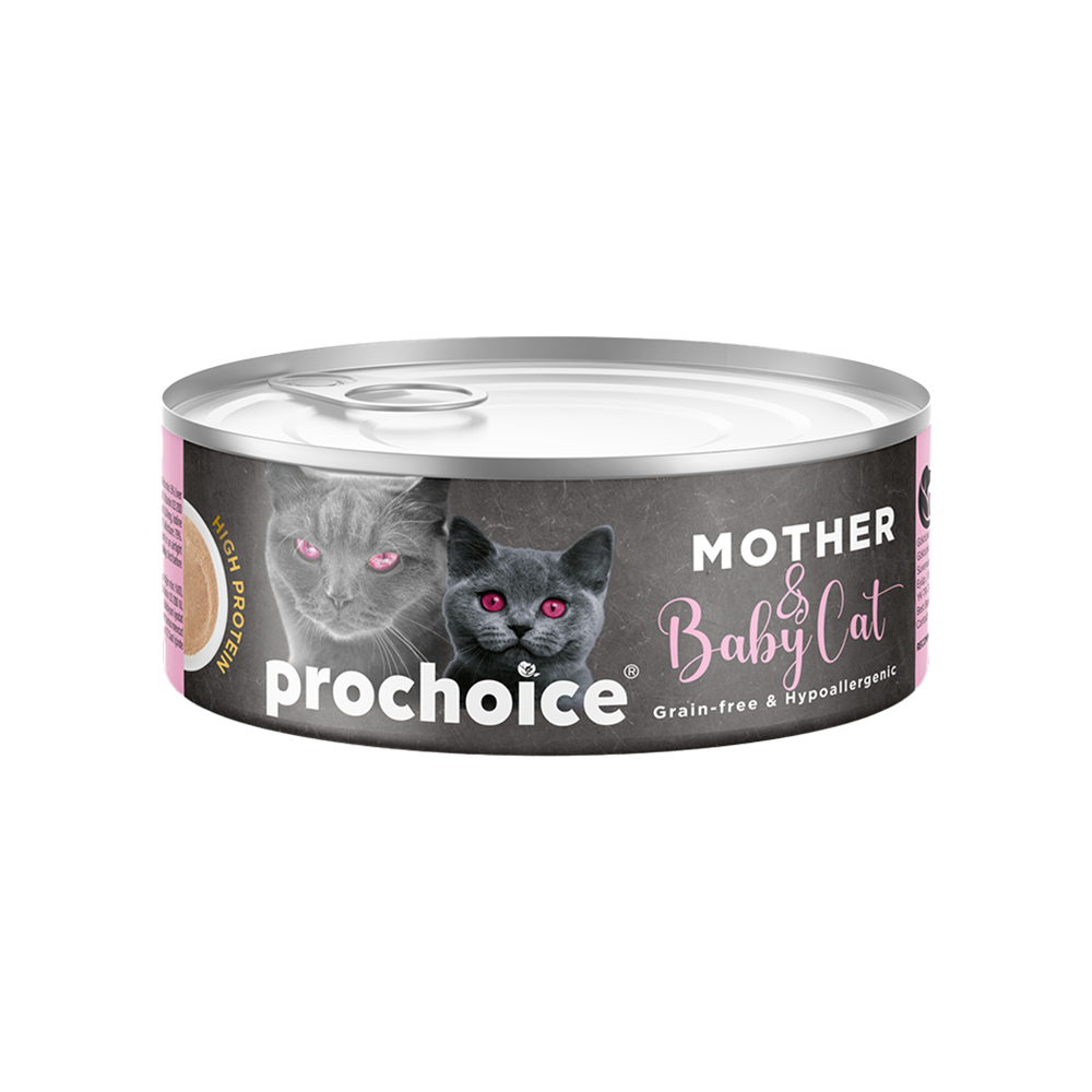 Prochoice Anne ve Yavru Kediler İçin Tavuk Etli Konserve (80 g)
