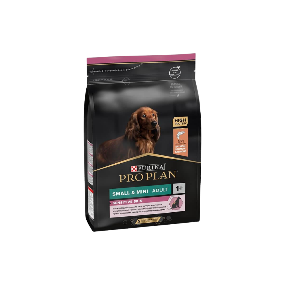 Purina Pro Plan Hassas Cilt Somonlu Küçük Irk Yetişkin Köpek Maması (3 kg)