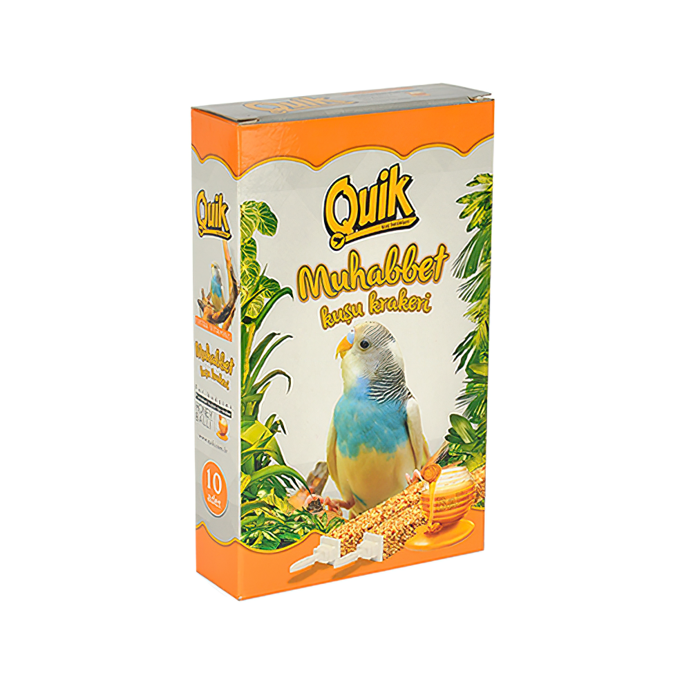 Quik Ballı Tava Muhabbet Kuşu Krakeri (10'lu)