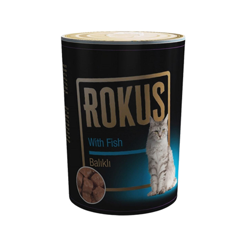 Rokus Balıklı Kedi Konserve Maması (410 g)
