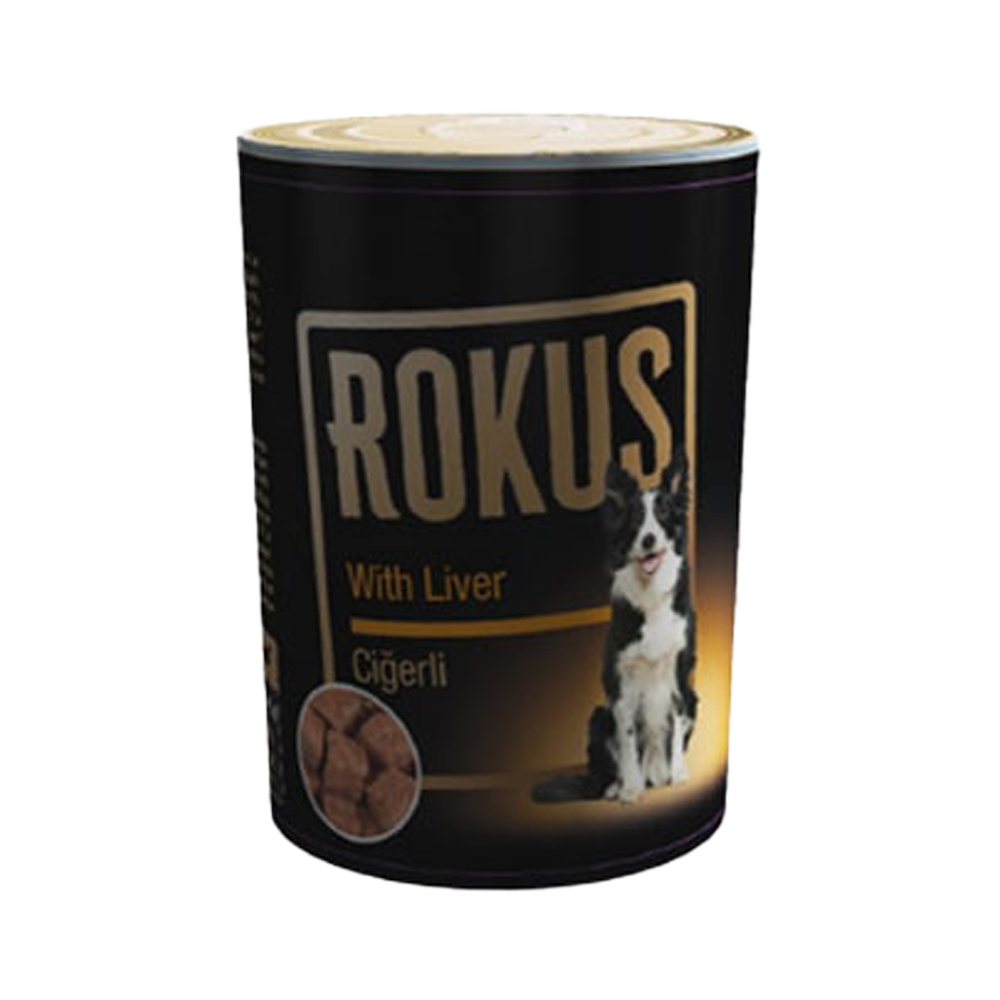 Rokus Ciğer Etli Köpek Konserve Maması (410 g)