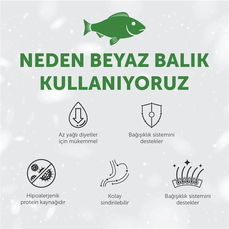 Nature's Protection Superior Care Beyaz Tüylü Köpekler İçin Tahılsız Balıklı Küçük Irk Köpek Maması 4kg - 2