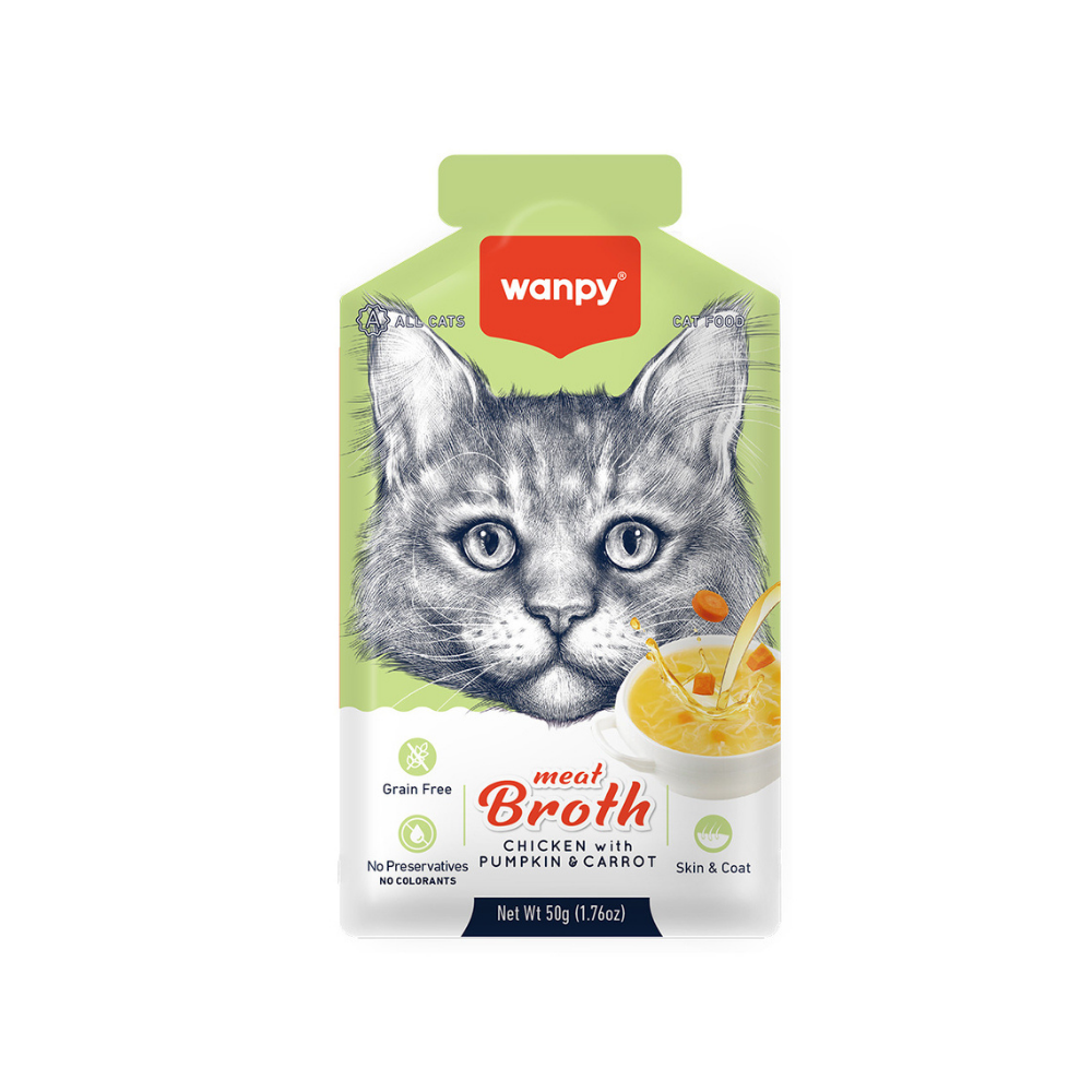 Wanpy Bal Kabağı, Havuç & Tavuk Eti Çorbası (50 g)