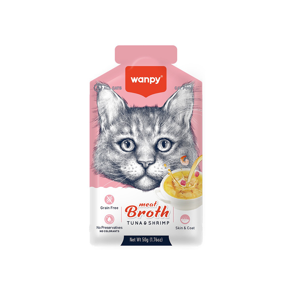 Wanpy Karides ve Ton Balığı Eti Çorbası (50 g)