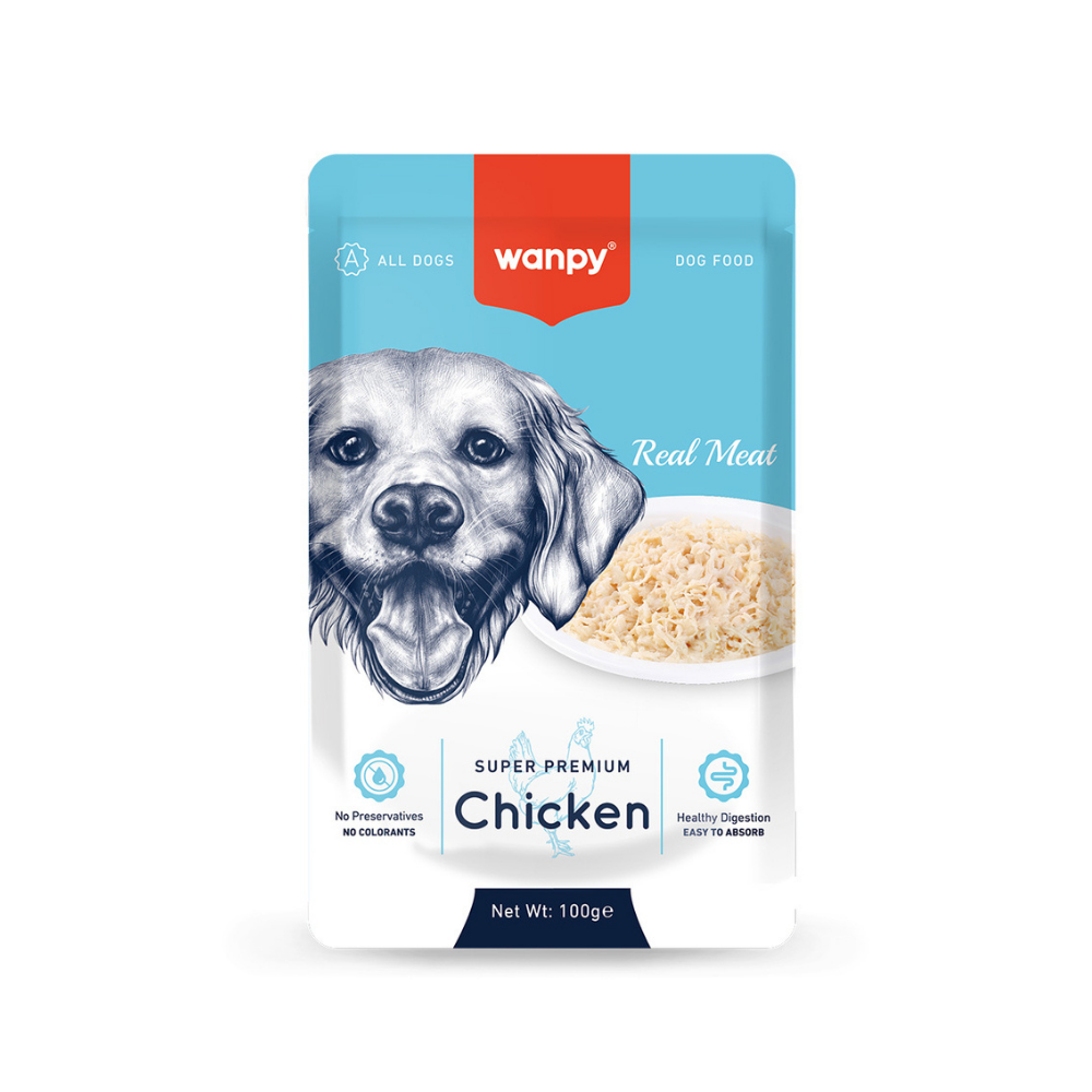 Wanpy Tavuk Etli Yaş Yetişkin Köpek Maması (100 g)