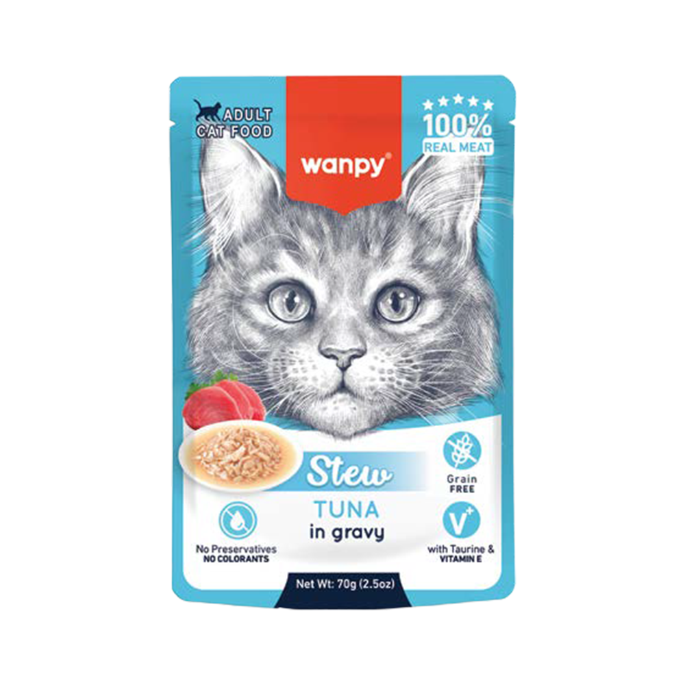 Wanpy Ton Balıklı Kedi Yaş Maması (70 g)